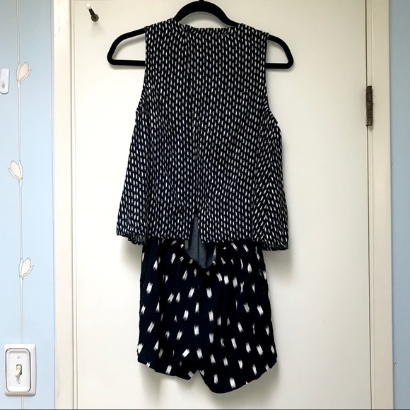 Madewell Ikat Overlay Romper Shorts - Picture 4 of 9